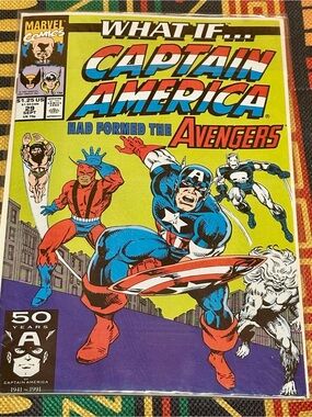 MINT Marvel What If #29 Comic Book • Captain America Avengers • Sealed Bagged